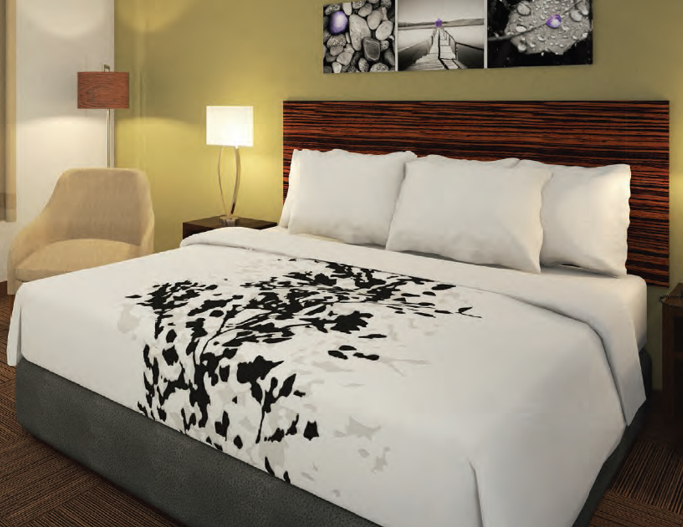 Sleep Inn Decorative Bedding Program