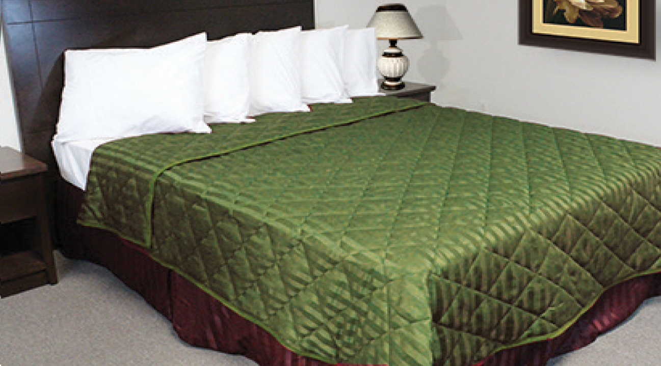 Olive Quilted Coverlets