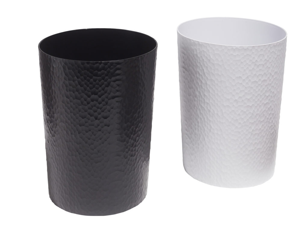 Hammered Wastebaskets