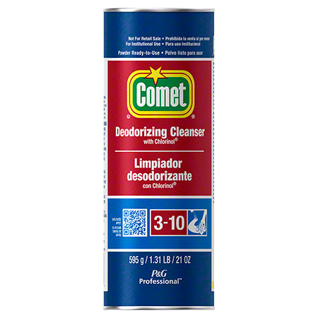 Comet Powder Deodorizing Powder Cleanser, w/ Bleach, 21 oz, 24/CS