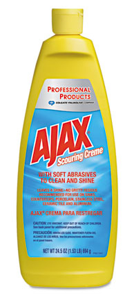 Ajax Liquid Scouring Creme, 24.5 oz, 9/CS