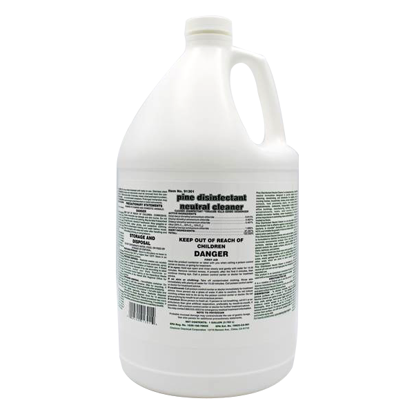 Disinfectant Cleaner, Concentrate, Pine, 4 Gal/CS