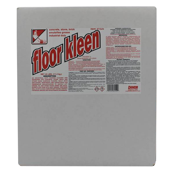 Floor Clean Oil & Grease Powder, 50lb