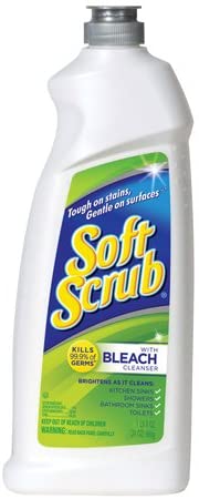 Soft Scrub Cleaner w/ Bleach, 24 oz, 9/CS*