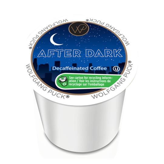 Wolfgang Puck, Coffee, K Cup Type, After Dark Medium Roast, Decaf, 96/CS