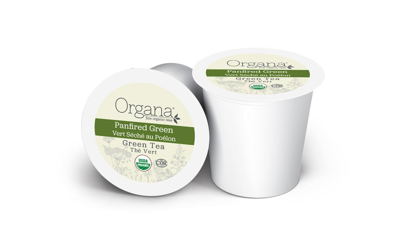 Organa, Panfired Green Tea, K Cup Type, 96/CS