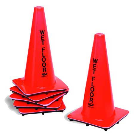 Wet Floor Caution Cone, 18"