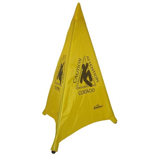 Tri-Cone Wet Floor Caution Sign, 41