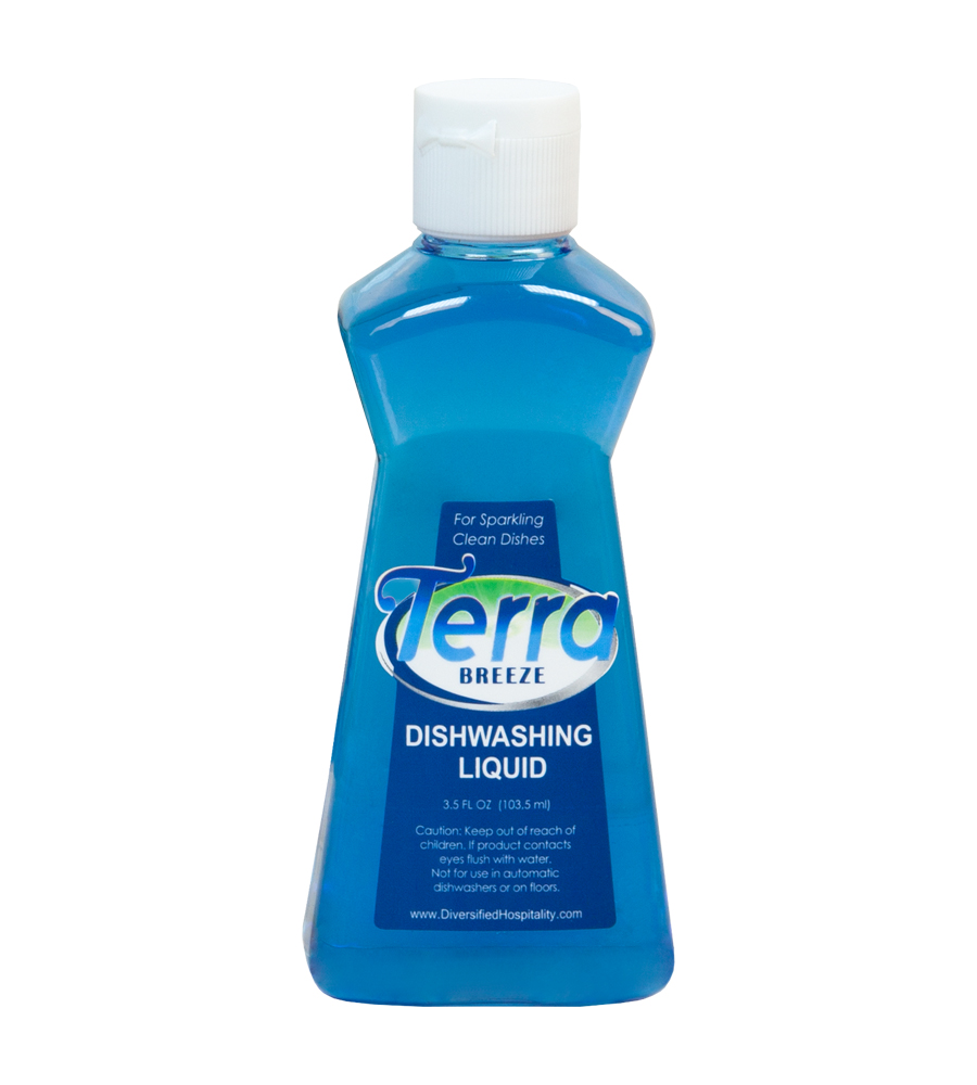 Terra Breeze, Dishwashing Liquid, 3.5 oz, 72/cs