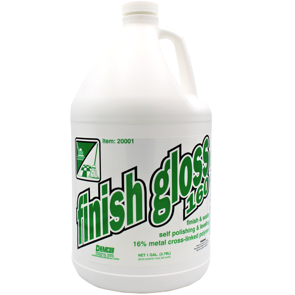 Floor Cleaner & Poly Wax, 1 Gal, 4/CS