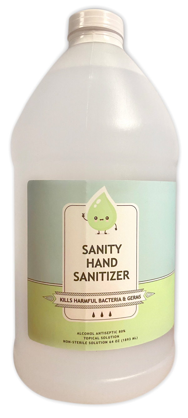 Hand Sanitizer, 1Gallon Bottles, 4 Gal/CS