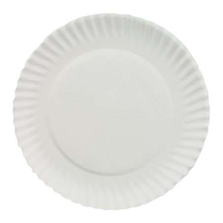 Plates, Paper, 6, 1000/CS, White
