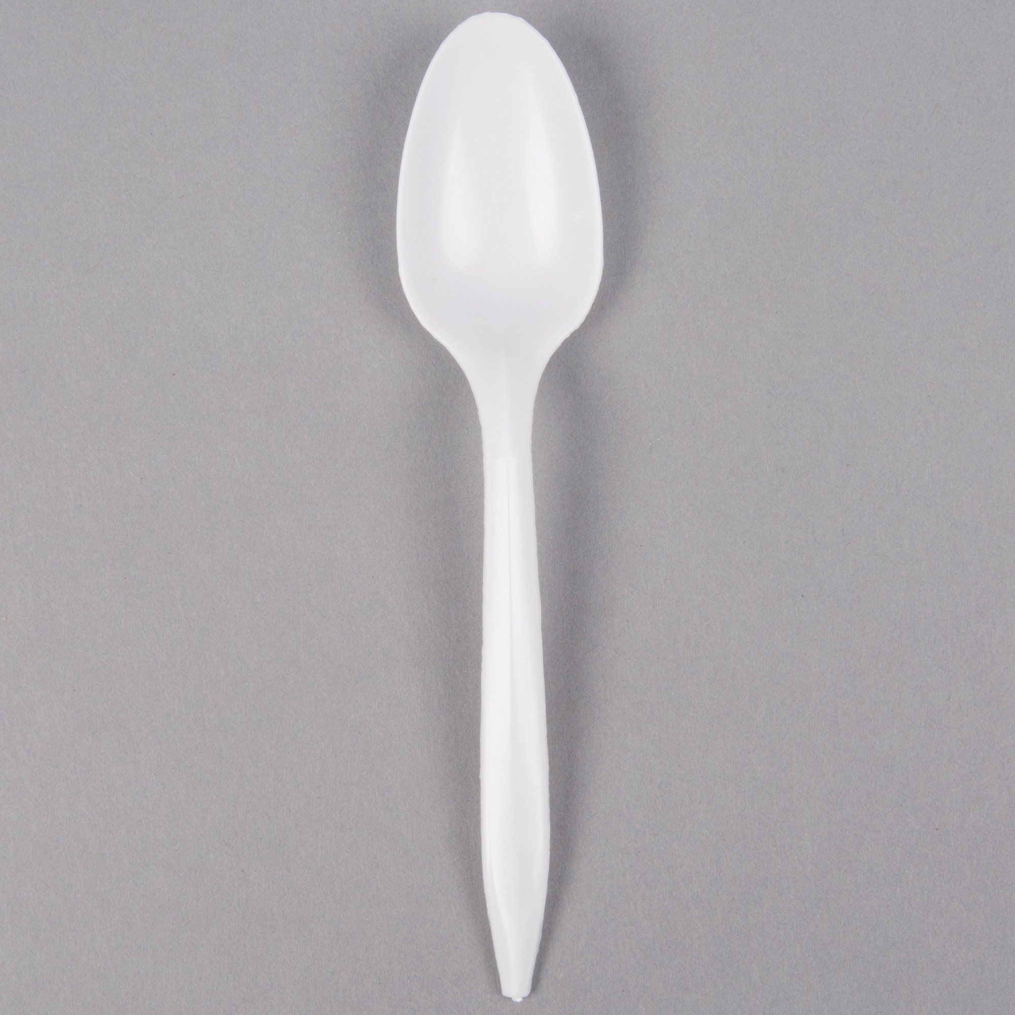 Plastic Spoons, Medium Weight, White, 1000/CS
