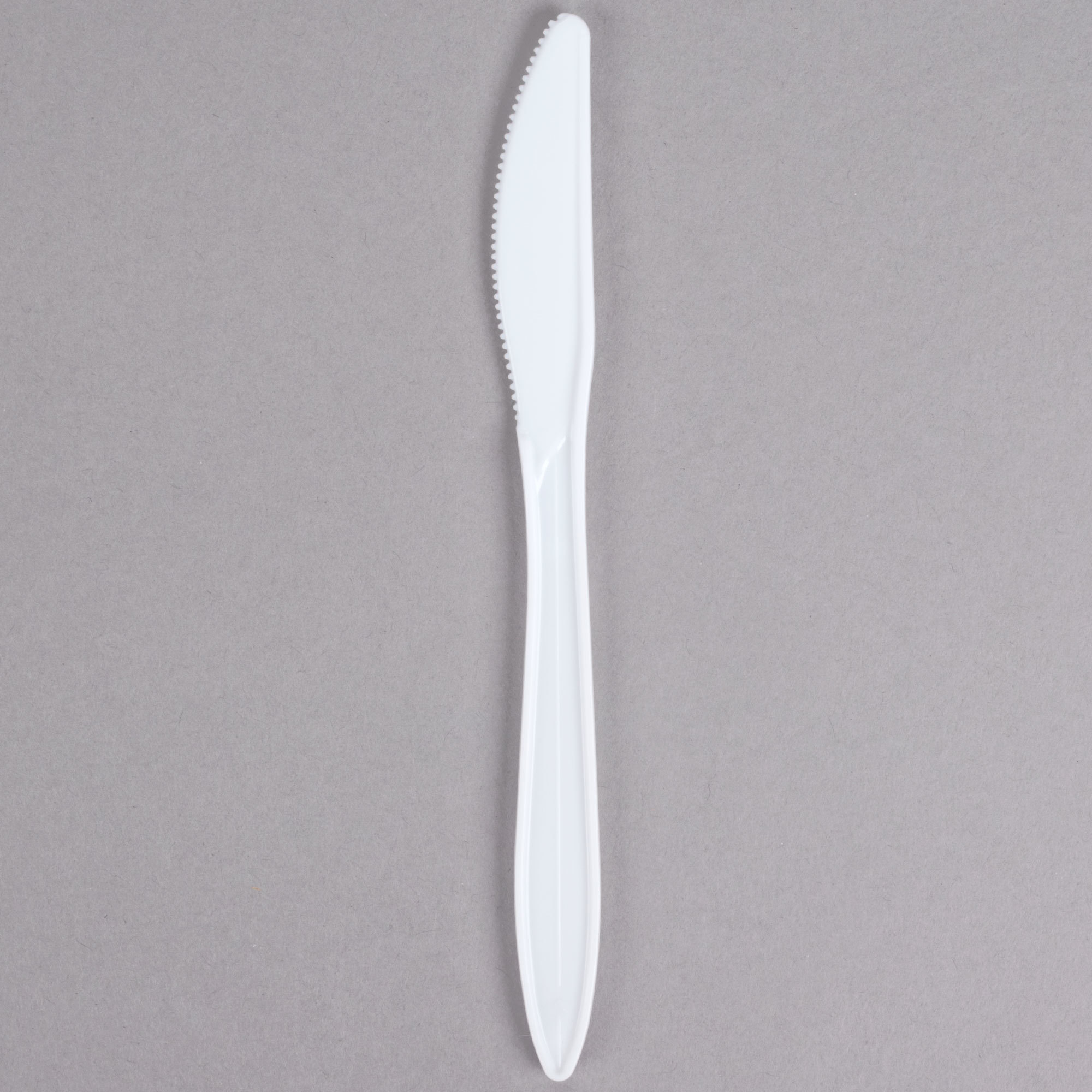 Plastic Knives, Medium Weight, White, 1000/CS