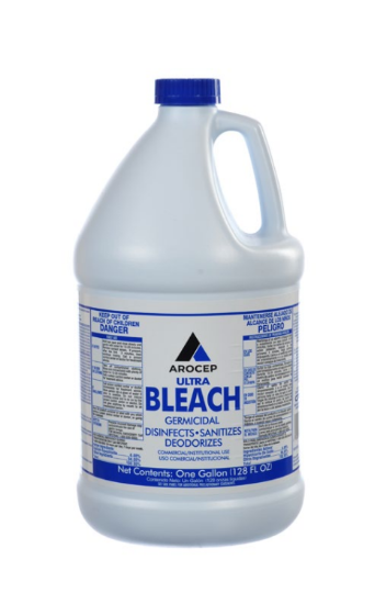 Laundry Liquid Bleach, Multipurpose, 1 Gal, 6/CS