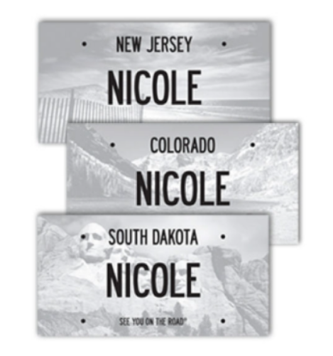 Name Tag Kit, Super 8, w/ Pin & Logo, 10/CS