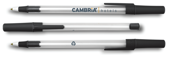 Cambria, Bic Pen w/ Cap, 500/CS