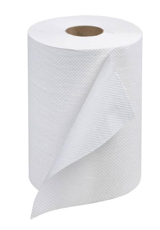Paper Towels, 8", 12/350' Rolls, White