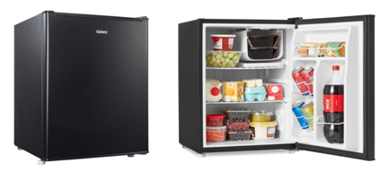 Vertex Refrigerator, w/ Freezer, 2.7 Cuft, Black