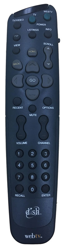 Dish Network/WebTV Remote Control, 123477447-AA