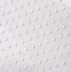 Diamond Dobby, Poly, Shower Curtain, White, 70x72