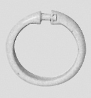 Hook, C Type, White, 12/CS