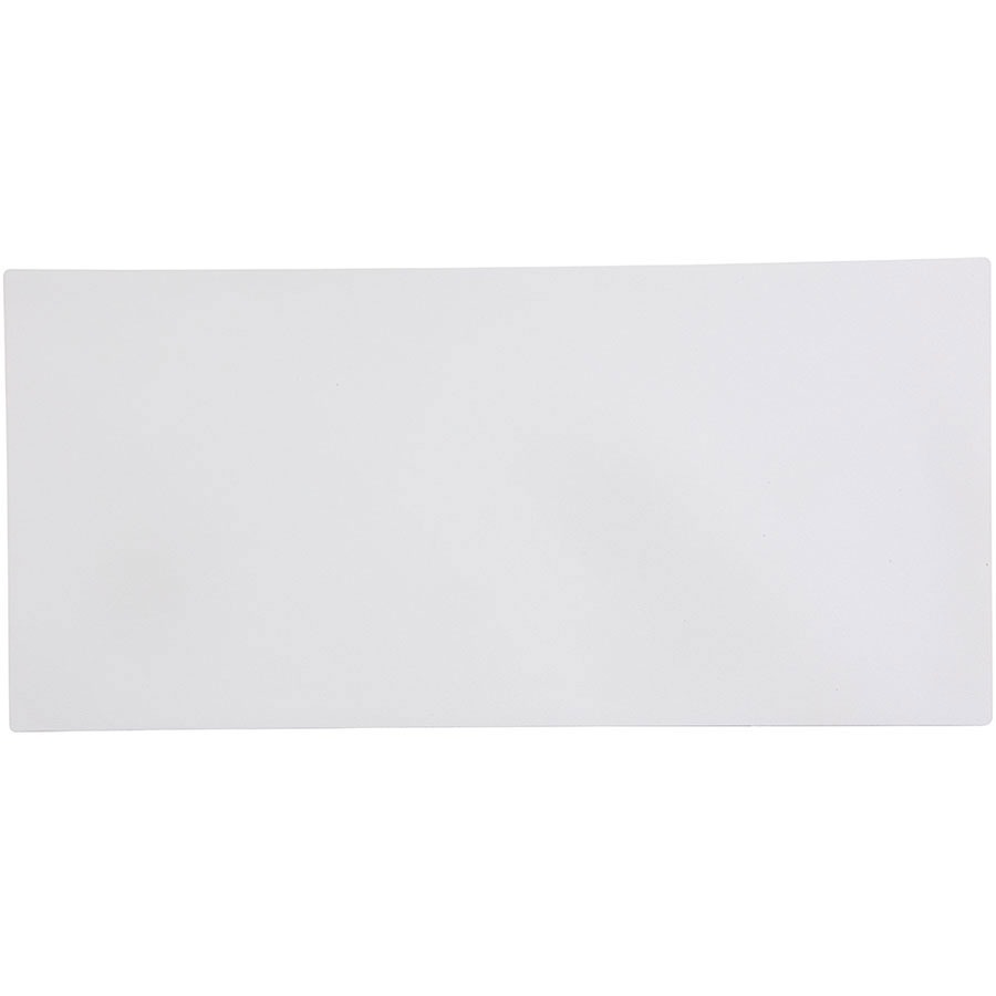 Fixed, Anti-Slip Mat, White Fine-Textured, 16x34, Rectangular, 6/CS