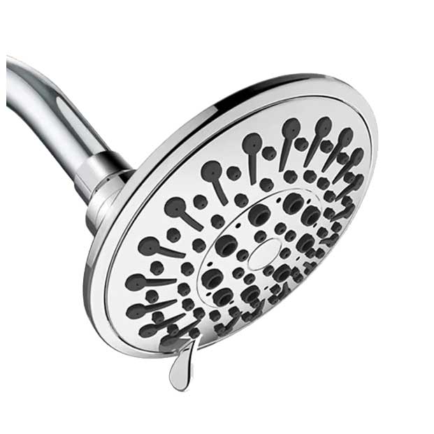Vertex Shower Head, Water Saving, Chrome, 6 Spray, 1.8GPM