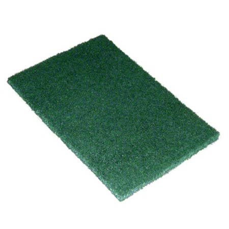 Hand Scouring Pad, Green, 6 x 9, 20/CS
