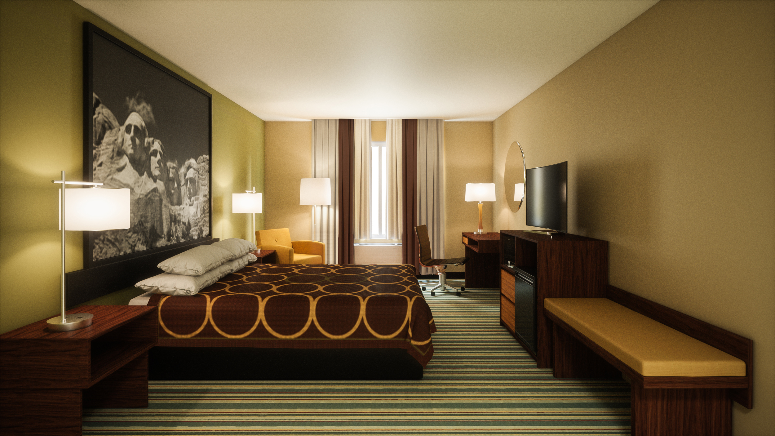 Super 8 - Decorative Bedding