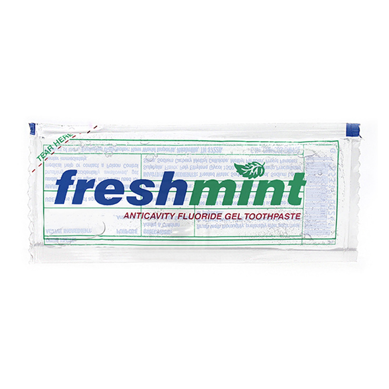 Freshmint Clear Gel Toothpaste, 0.28 oz Packets , 500/CS