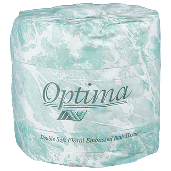 Optima 540 Toilet Paper, 2-Ply, 500 SH, 4.4 x 3.75, 96/CS