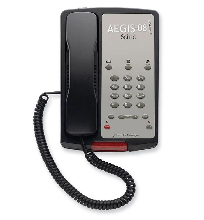 Scitec Aegis Phone, 3-08, 1 Line, Black