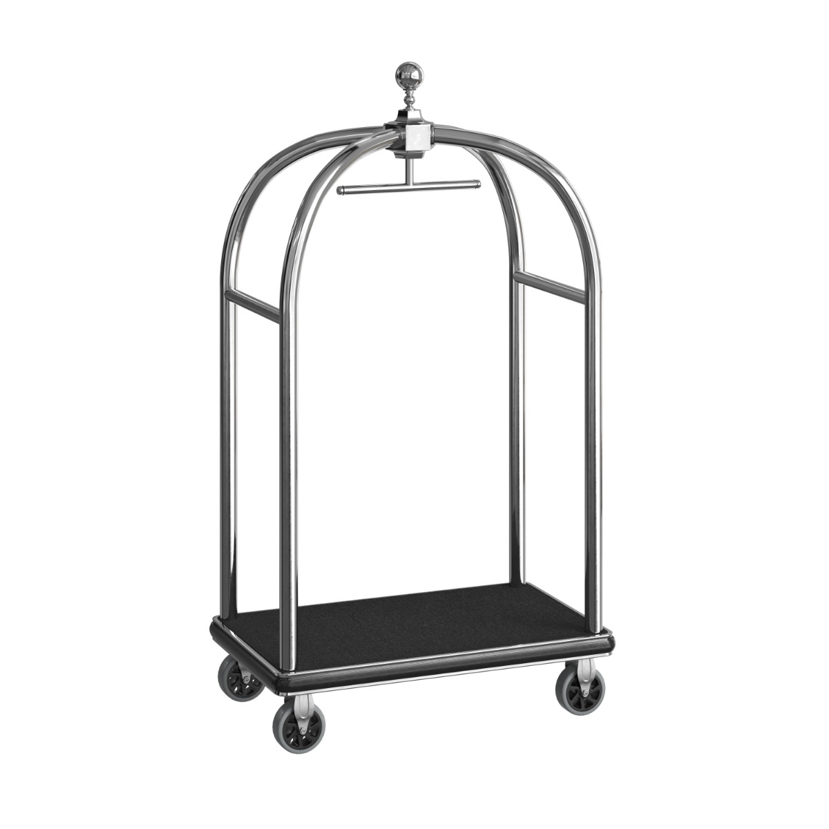 Premium Luggage Cart - Stainless Steel