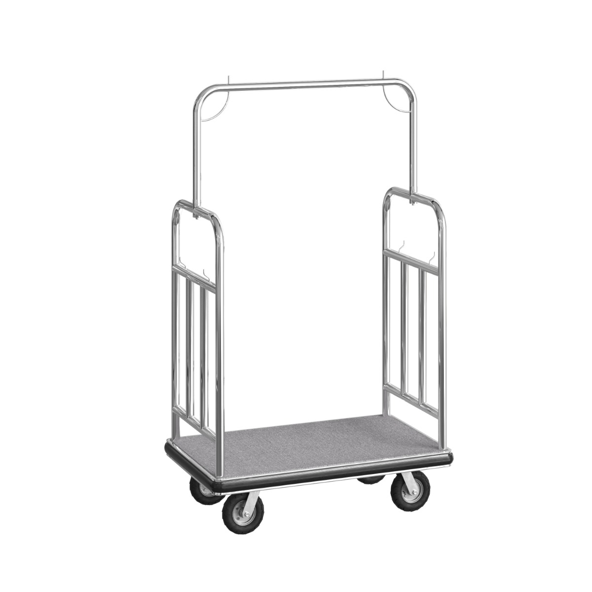 Boutique Luggage Cart - Chrome