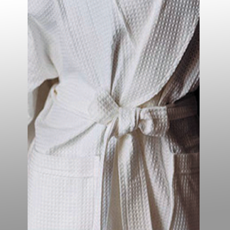 Bath Robe Waffle Weave