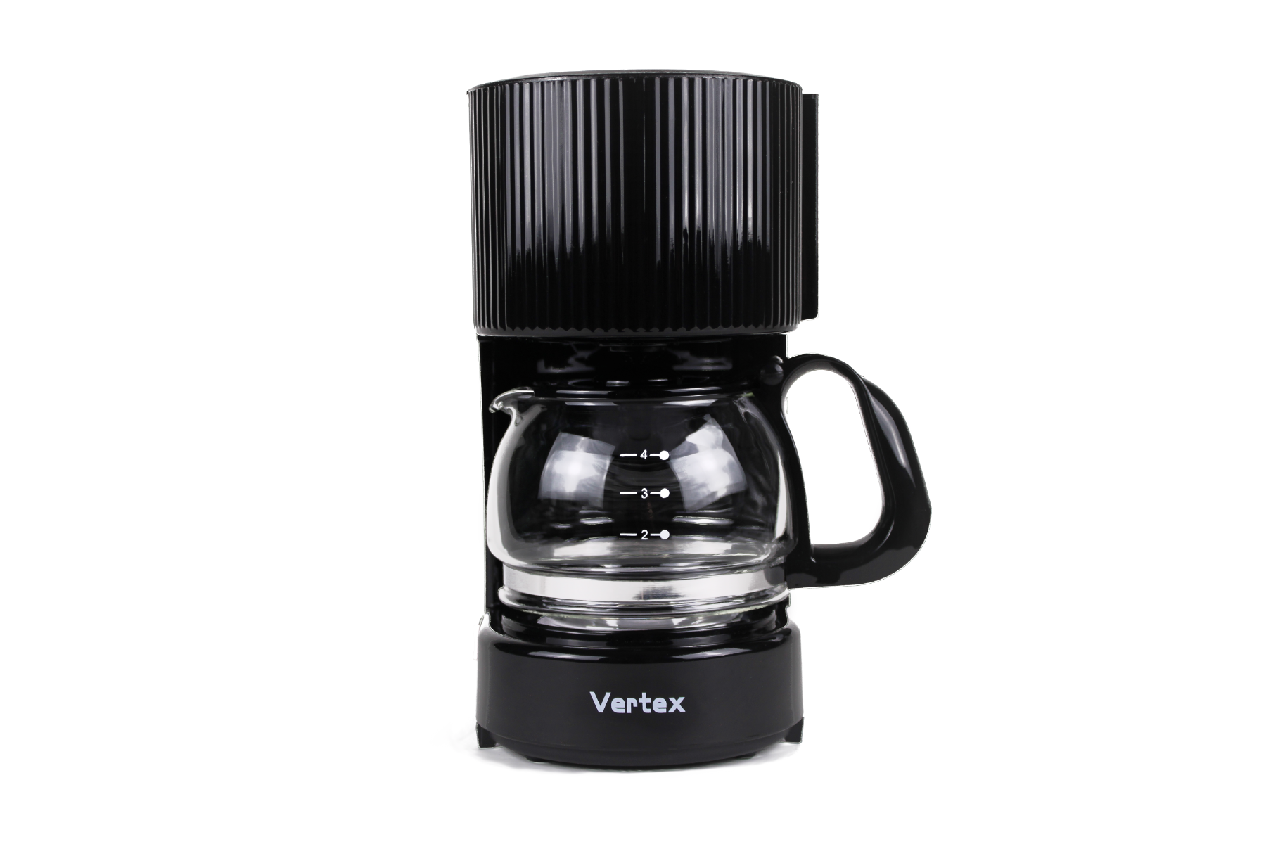 New Vertex, 4 Cup Coffee Maker, Black, Auto-Off