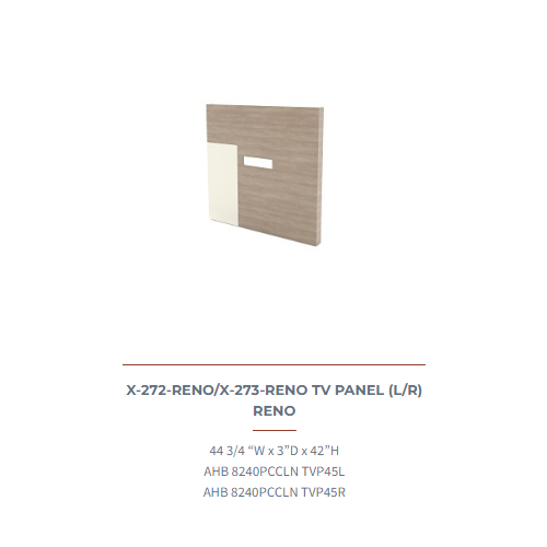 RENO TV PANEL (L/R) AHB 8240PCCLN TVP45L