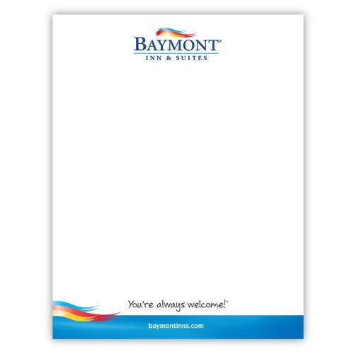 Baymont Inn, Memo Pads, 8 SH, 4.25 x 5.5, 500/CS