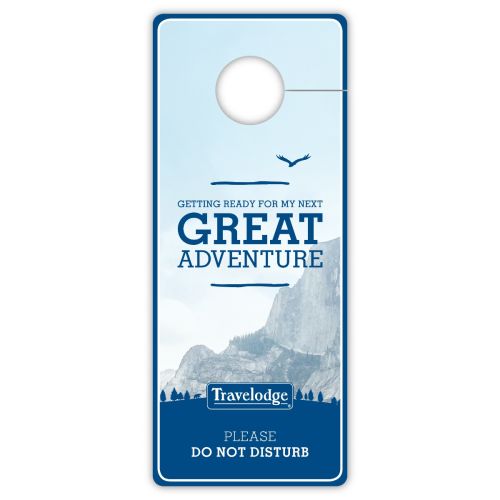 Travelodge, Do Not Disturb Sign, Doorknob Hanger 100/CS