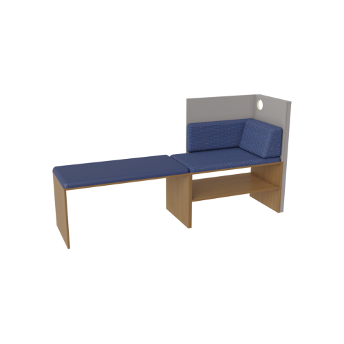 Microtel Moda Bench at 14' Bays  GR-313A-CG