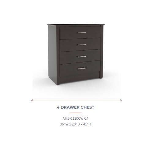 Quality Inn Classic 4 Drawer Chest