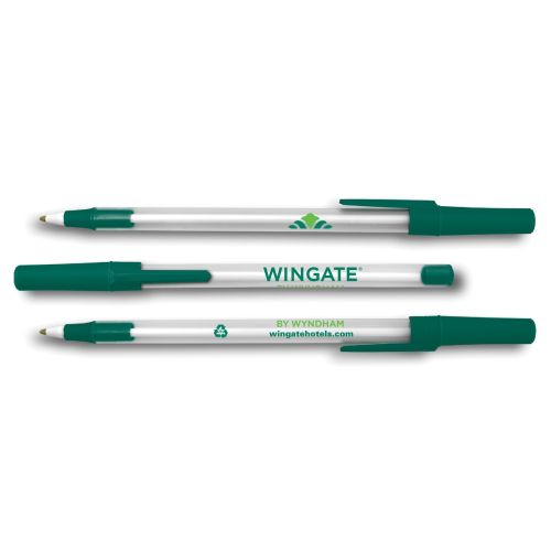 Closeout Wingate, Bic Pen w/ Cap, 500/CS*
