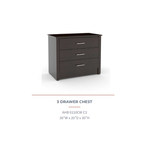 Quality Inn Select 3 Drawer Chest