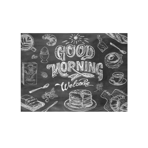 AmericInn, Chalkboard Art at Breakfast Area, 48x36