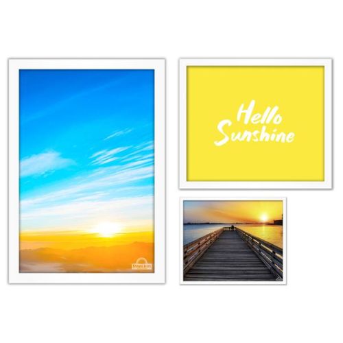 Days Inn Lobby Art, 3 pc Gallery, Hello Sunshine Option A, 62"W x 42"H (Specify Image # for bottom right)