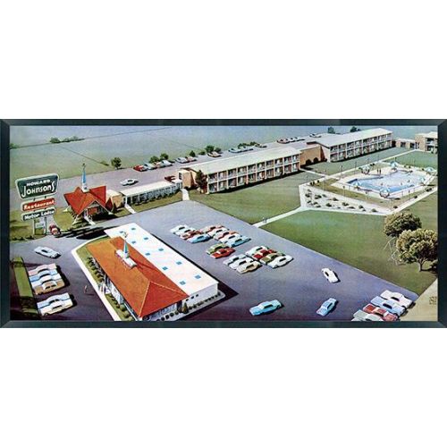 Howard Johnson Lobby Art, Sky View, 49w x 25h