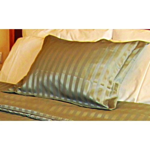 Closeout Pillow Sham, Aqua Poly Stripe, King