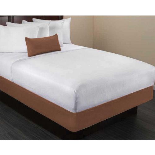 Box Spring Wrap, Brown Poly Stripe, CA King