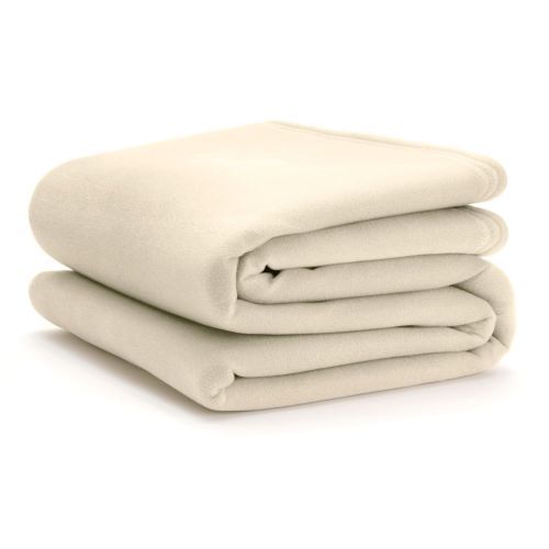 Vellux Blanket, King 108x90, Ivory